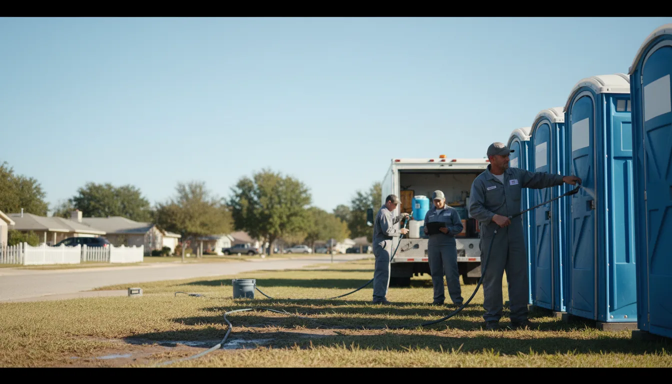 Long-Term Portable Toilet Rental in Sainte Marie, IL near me